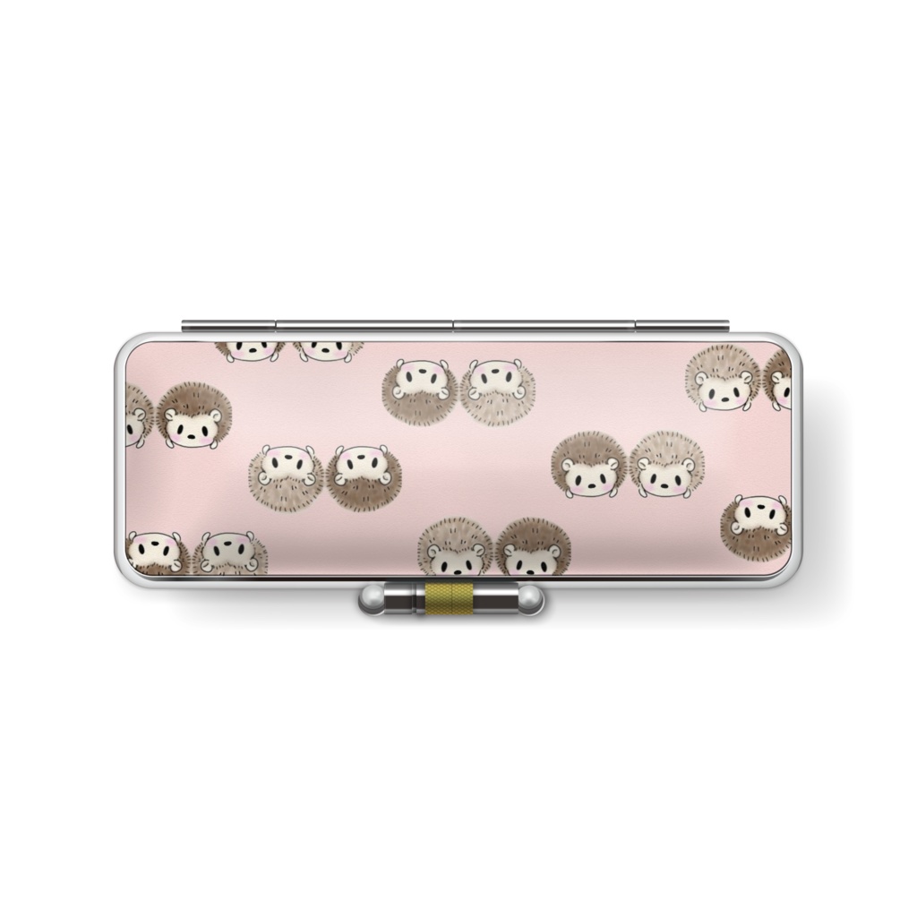 ハリネズミ印鑑ケース