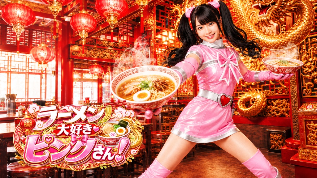 魅了戦隊ビウィッチンジャー｜ピンク「ラーメン大好きピンクさんの唄」DL音源セット