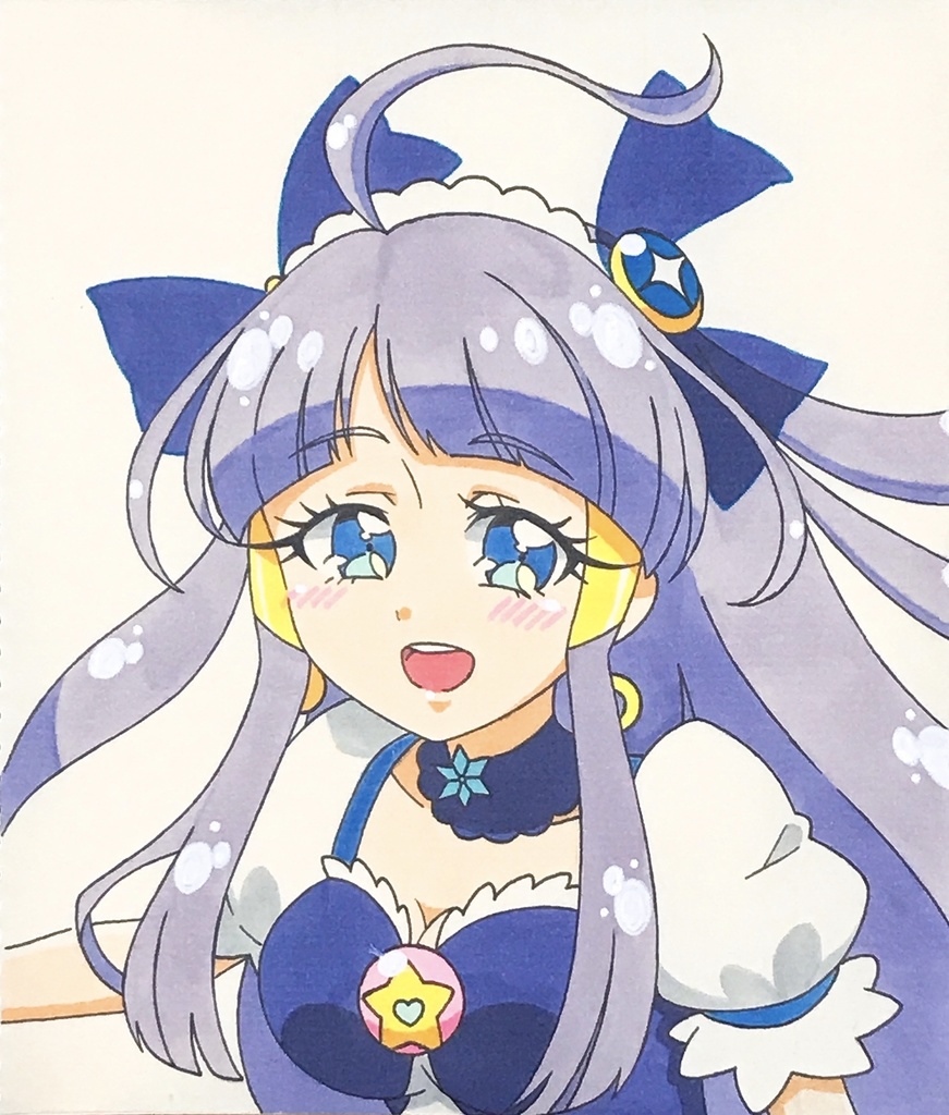 原画 手描きイラスト キュアセレーネ ももち のおみせ Booth