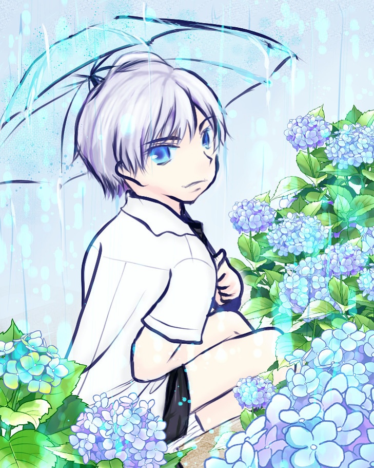 紫陽花～青の世界～