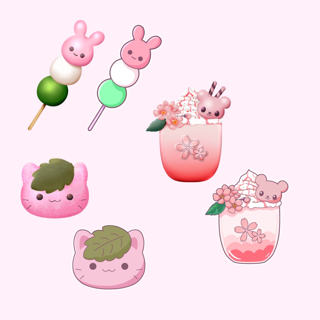 【配信素材】はるいろ・ぴくにっくセット【VTuber/商用利用可】