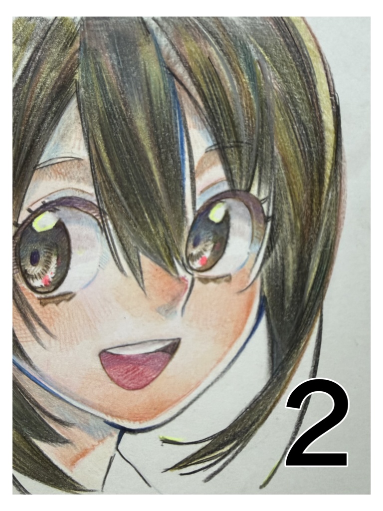 色鉛筆練習原画
