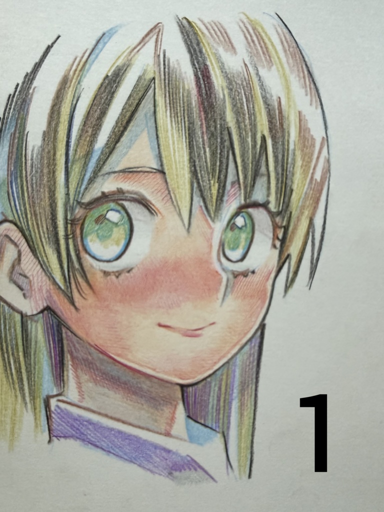 色鉛筆練習原画