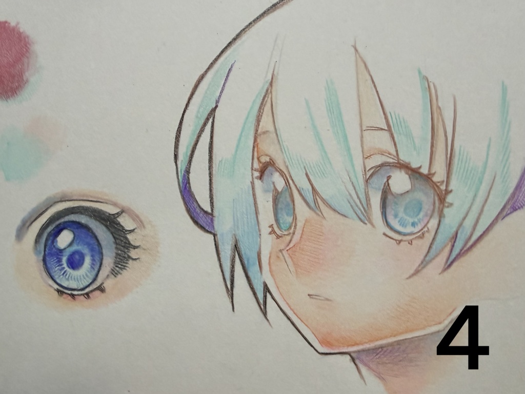 色鉛筆練習原画