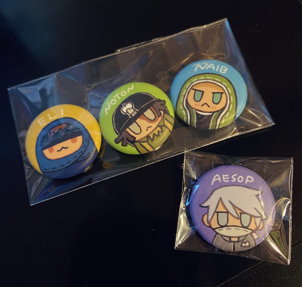 ENN組缶バッジ+A