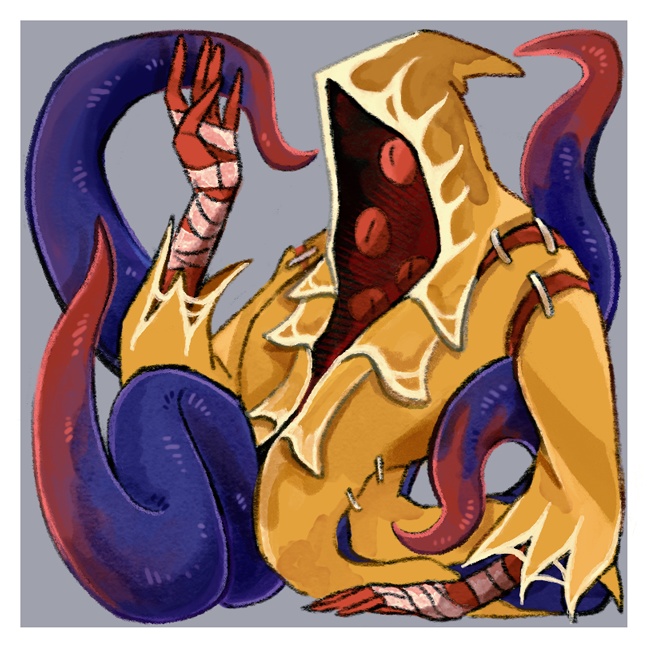 四角いハスター缶バッジ