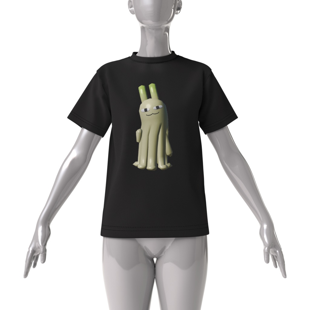 ローポリうどん星人Tシャツ