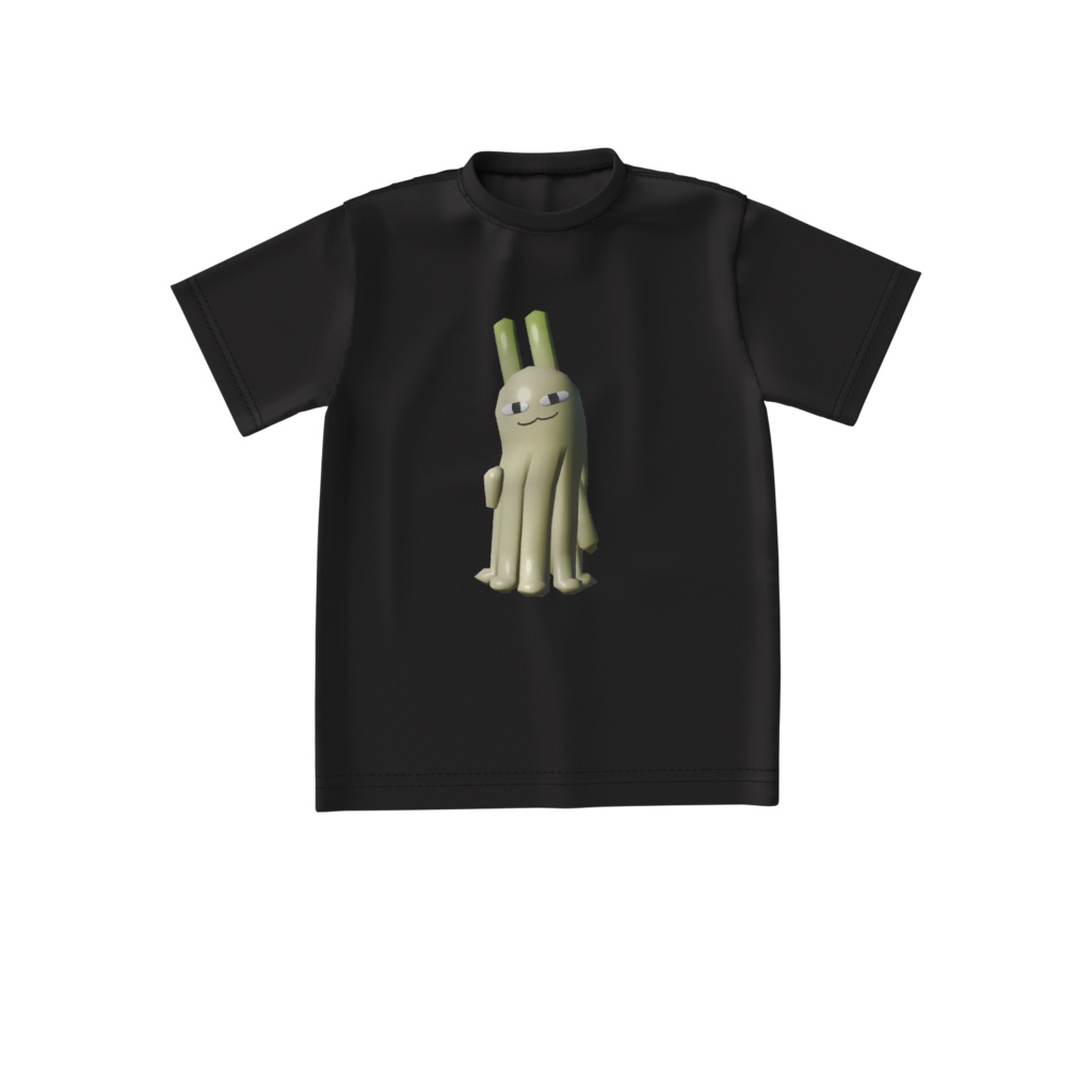 ローポリうどん星人Tシャツ