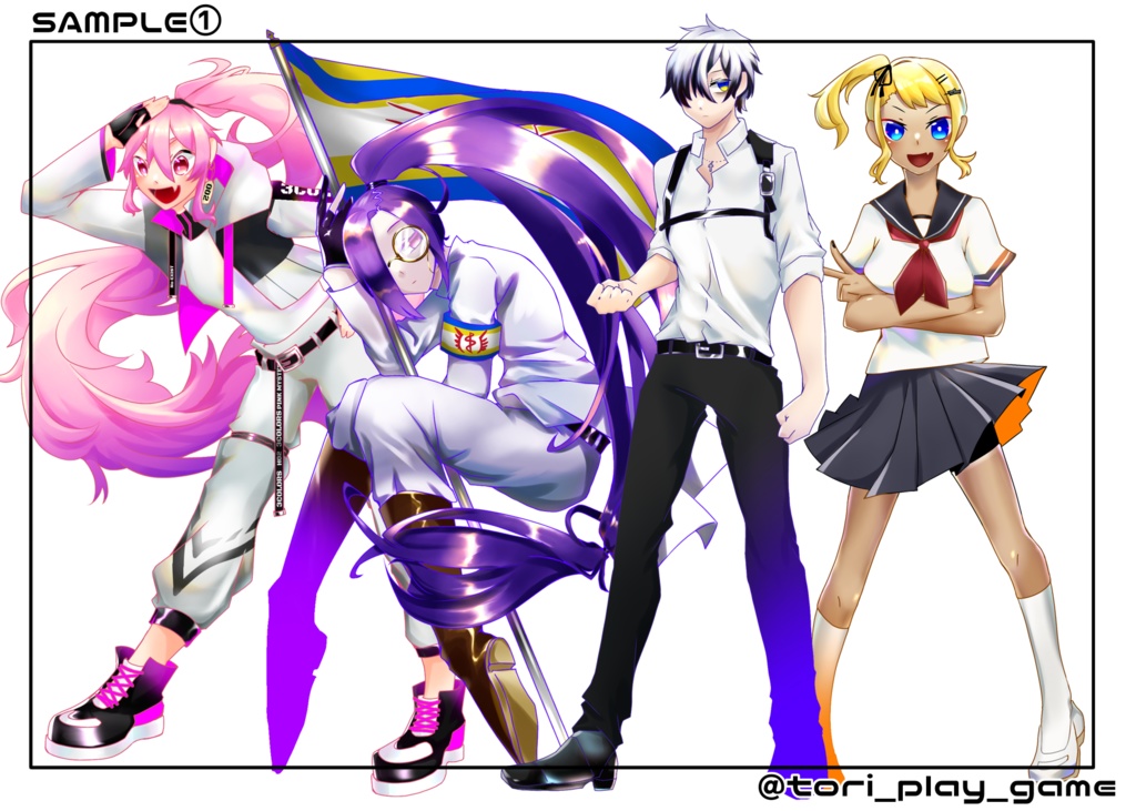 【有償依頼】立ち絵・アイコン作成