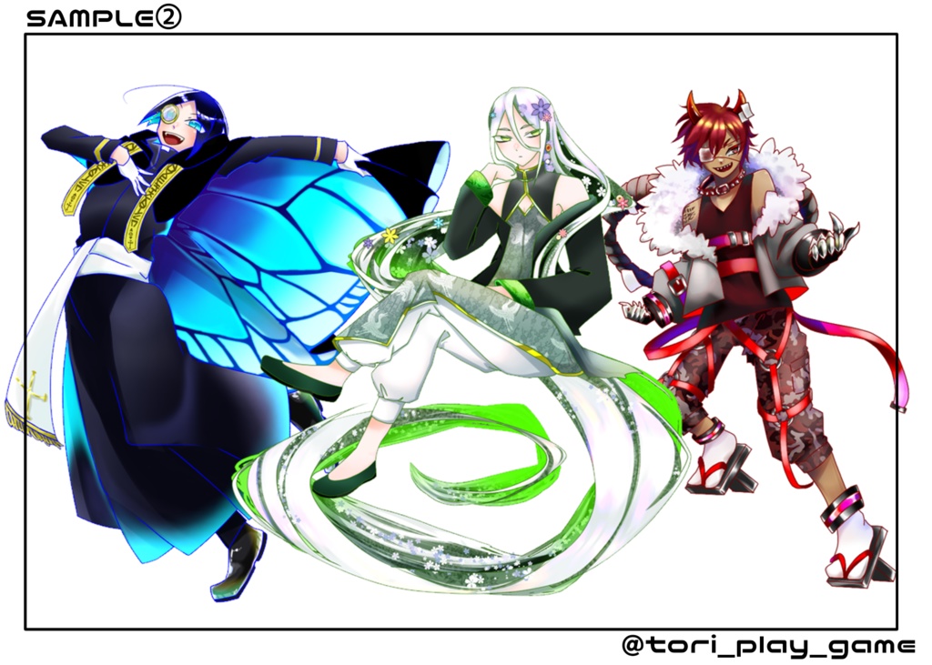 【有償依頼】立ち絵・アイコン作成