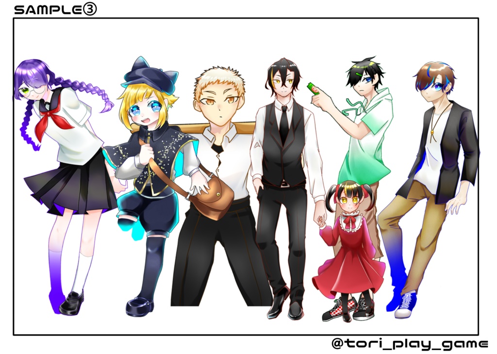 【有償依頼】立ち絵・アイコン作成