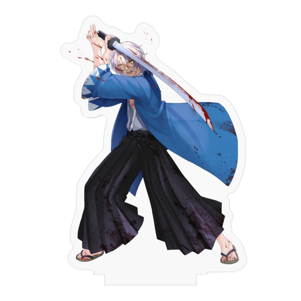 新選組風紫月瀬名アクリルスタンド(血しぶきver)