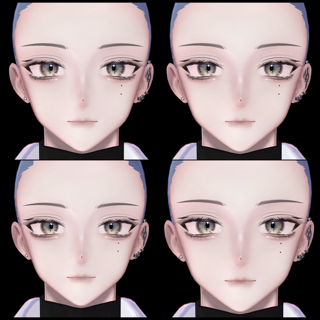 【狛乃】DawnerFreckleMake【エミッション,リムマスク付】