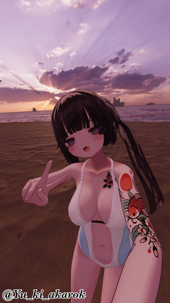 和柄タトゥー Japanese pattern tattoo