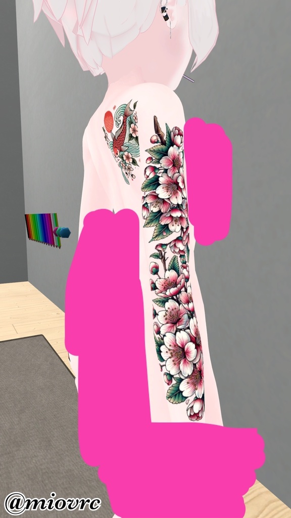 和柄タトゥー Japanese pattern tattoo