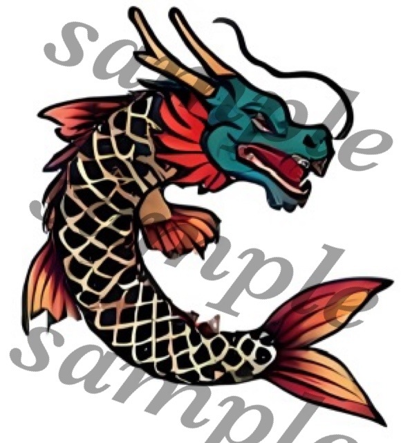 和柄タトゥー Japanese pattern tattoo