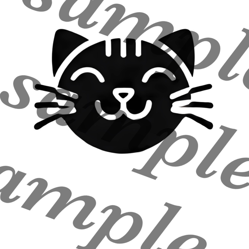 猫シルエットタトゥー Cat tattoo
