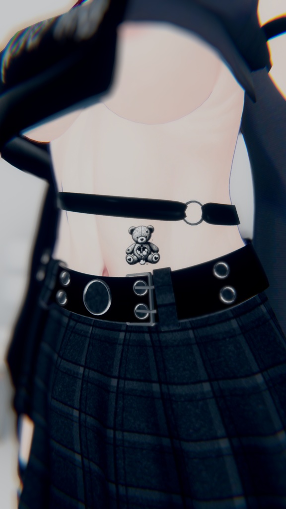 メンヘラ風タトゥー Yami-kawaii tattoo