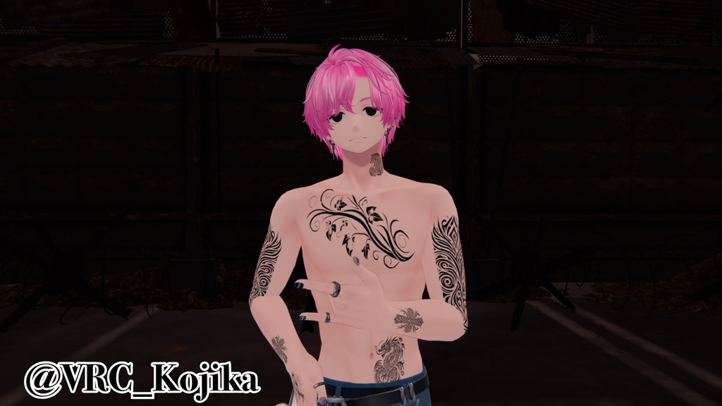 【Komano 狛乃対応】トライバルタトゥー Tribal Tattoo