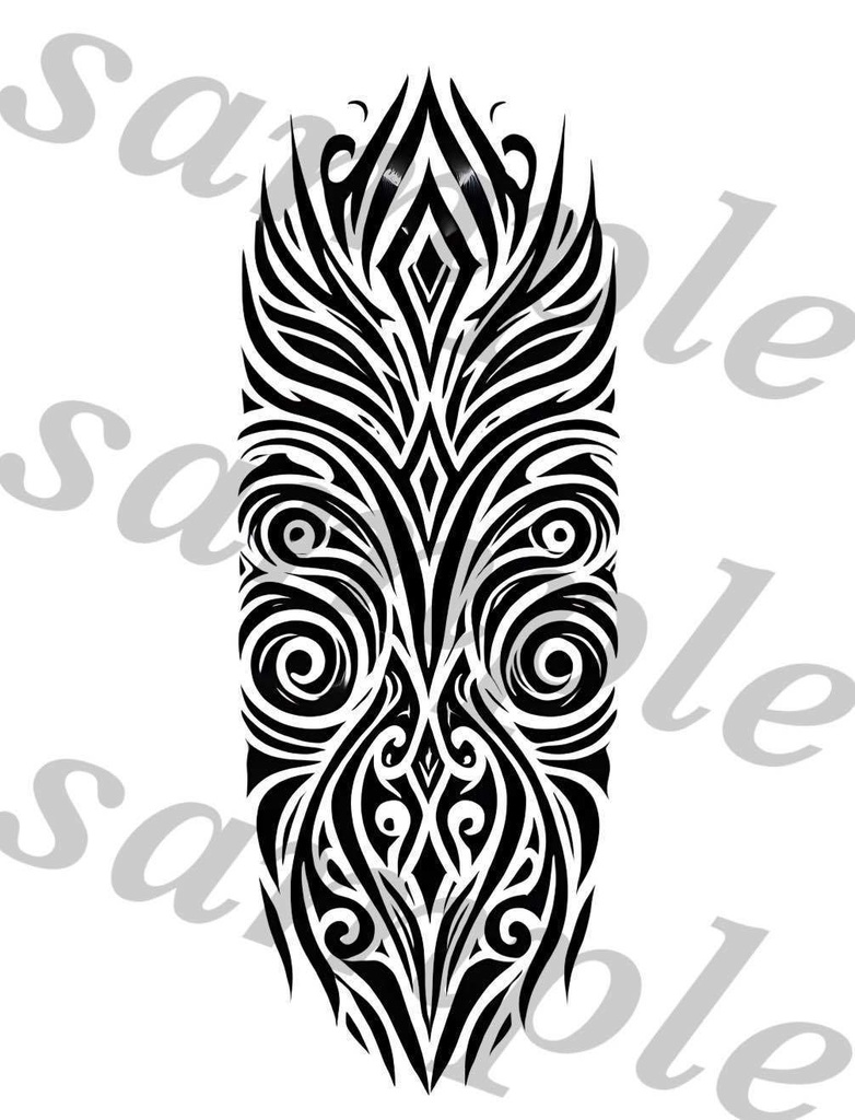 【Komano 狛乃対応】トライバルタトゥー Tribal Tattoo