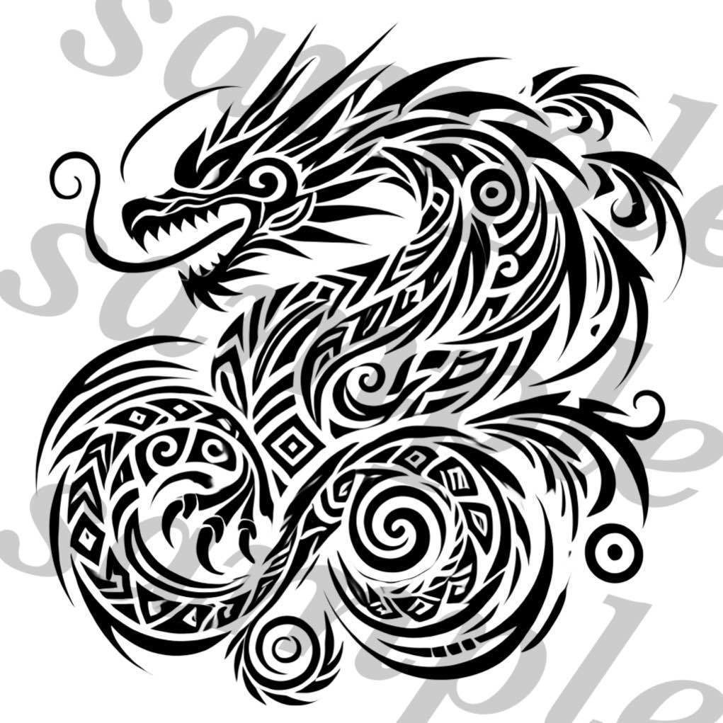 【Komano 狛乃対応】トライバルタトゥー Tribal Tattoo