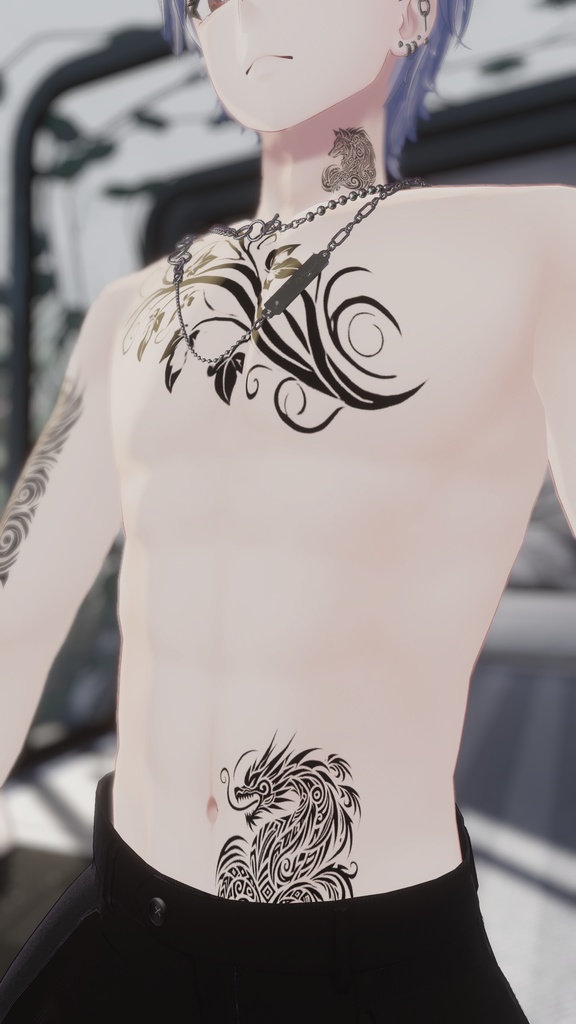 【Komano 狛乃対応】トライバルタトゥー Tribal Tattoo