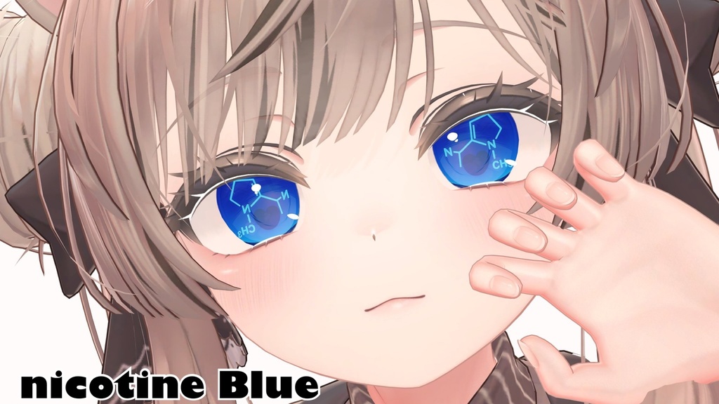 【Manuka マヌカ対応】化学式アイテクスチャ Chemical formula eye texture