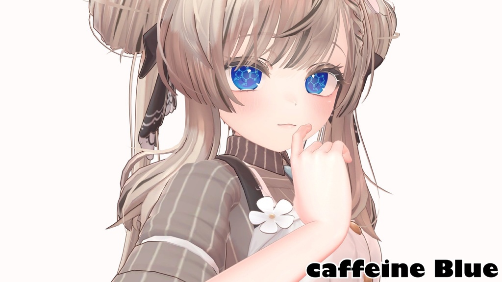 【Manuka マヌカ対応】化学式アイテクスチャ Chemical formula eye texture