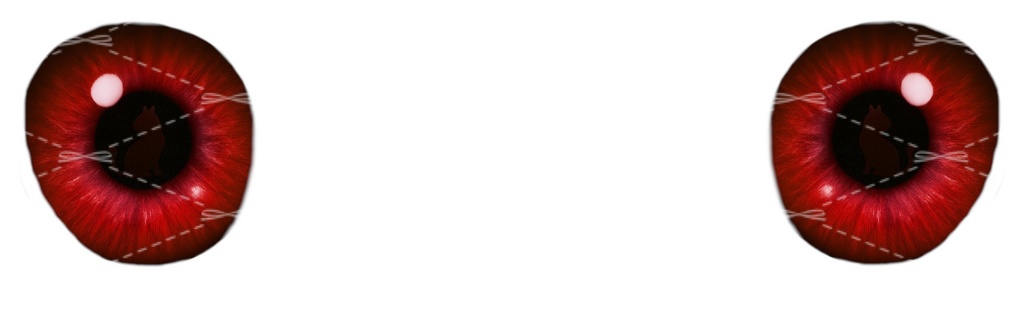 【Manuka マヌカ対応】隠れ猫シルエットアイテクスチャ Hidden cat silhouette eye texture