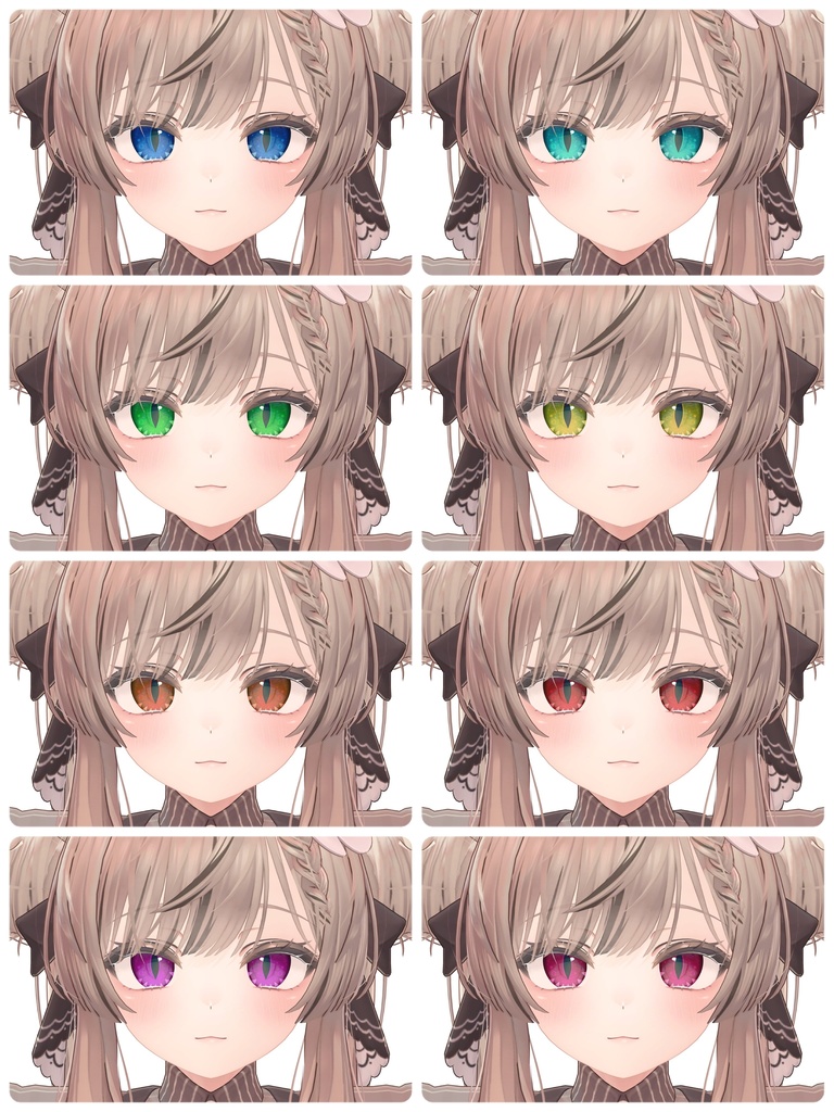 【5 avatar 対応】shark eye texture 【rurune Manuka Shinra Komano Lasyusha】