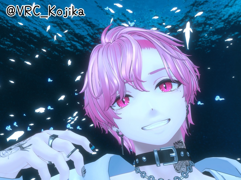 【5 avatar 対応】shark eye texture 【rurune Manuka Shinra Komano Lasyusha】