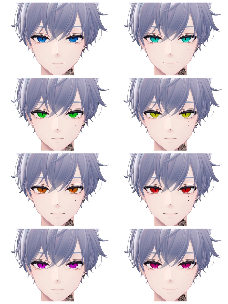 【5 avatar 対応】shark eye texture 【rurune Manuka Shinra Komano Lasyusha】