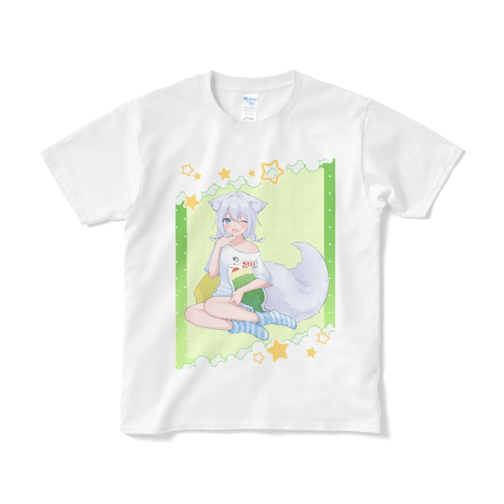 白狐丸部屋着Tシャツ