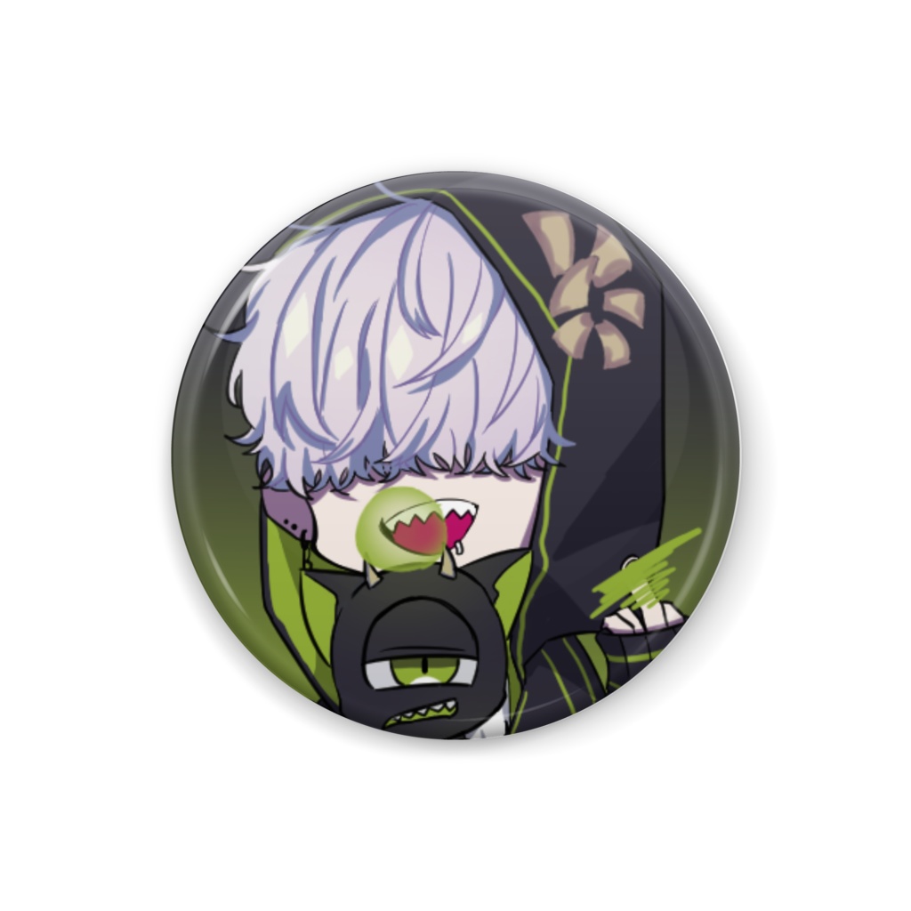 モンスターな缶バッチ