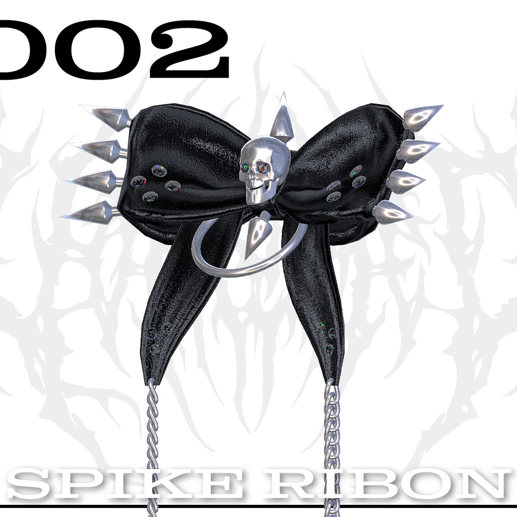【VRChat】Spike Ribon【PB設定済み】