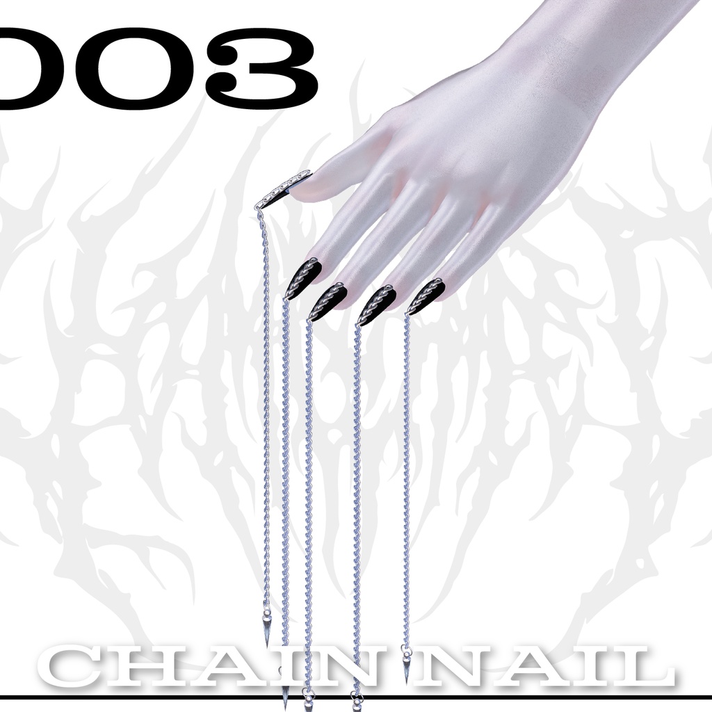 【複数アバター対応】Chain Nail【PB設定済み】