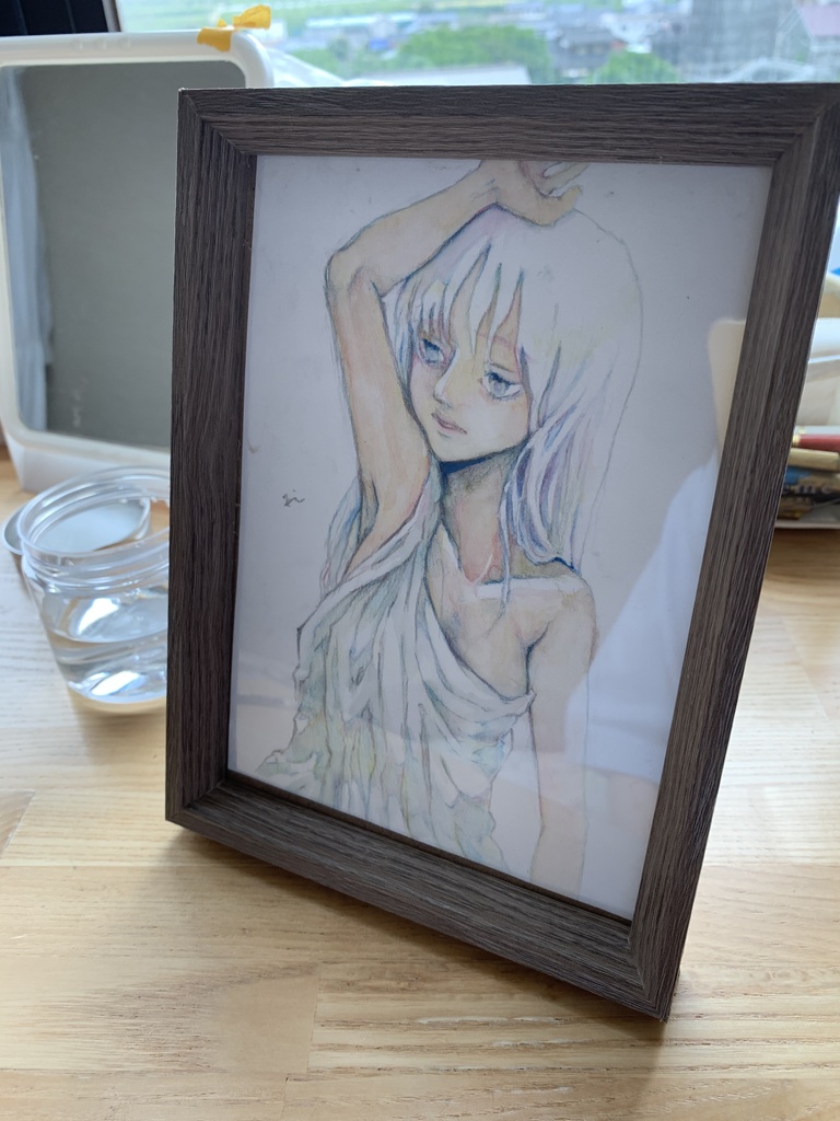 水彩色鉛筆イラスト