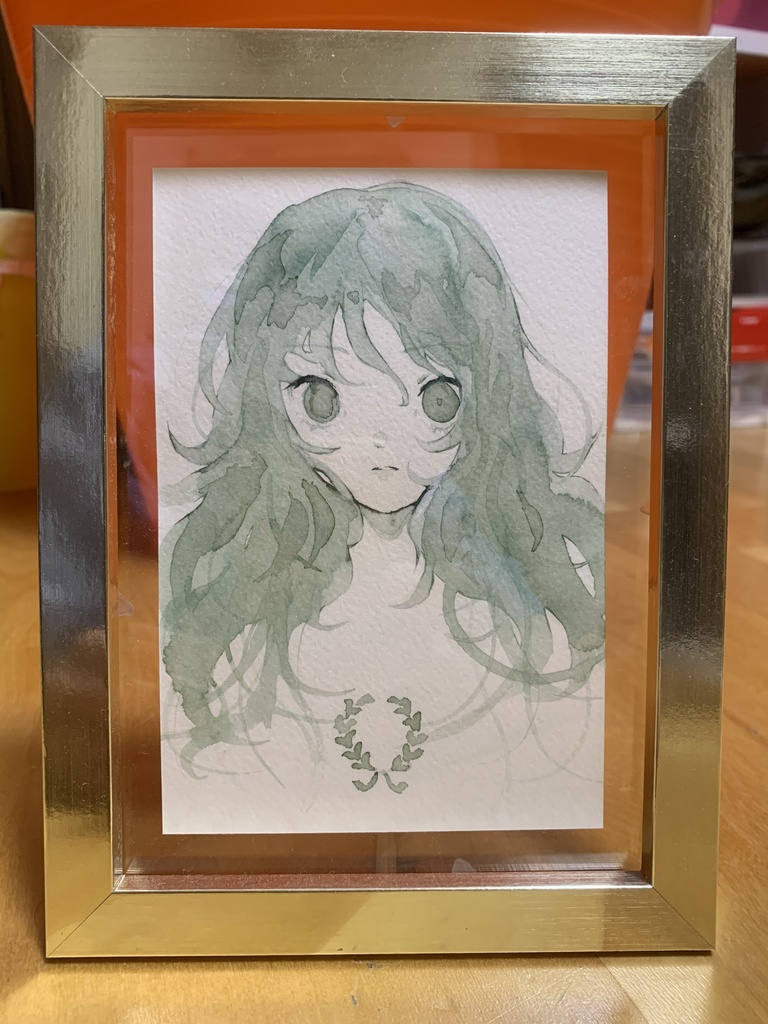 万年筆用インクを用いたイラスト 2