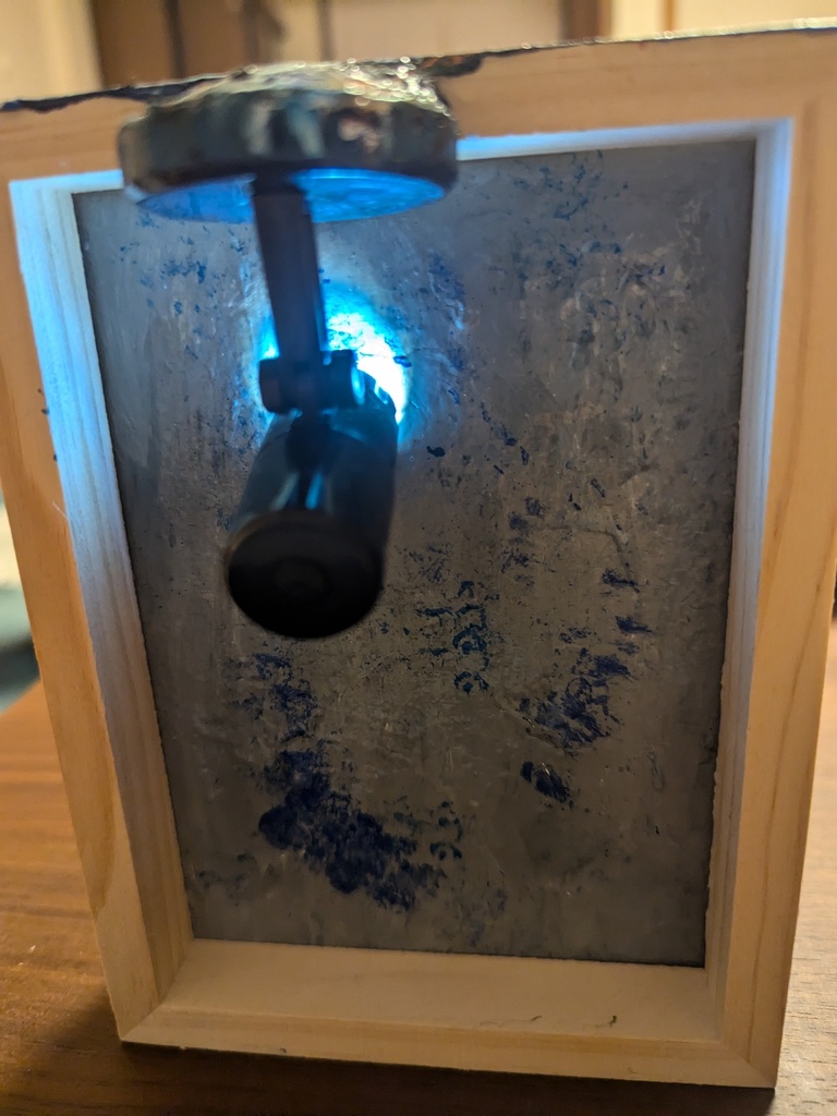 額入りガラスの絵2 月夜