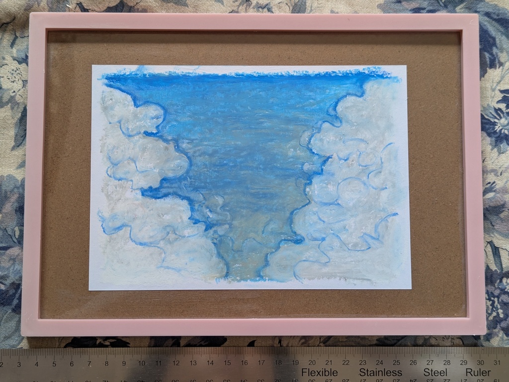 パステル 絵 5枚