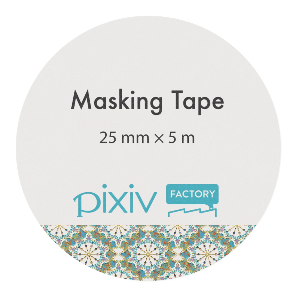 6月のイメージ マスキングテープ:幅4種