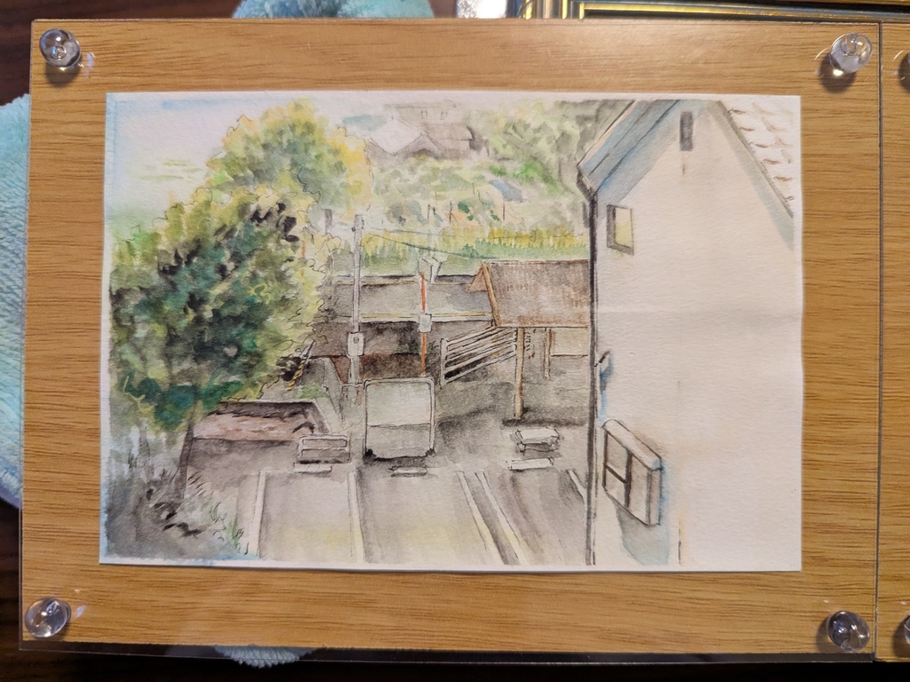 窓から見た景色