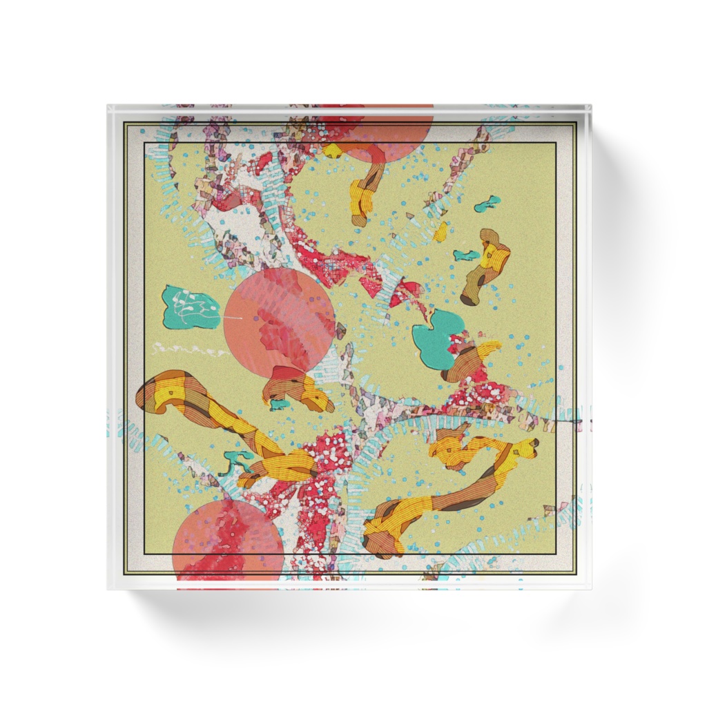 夏 アクリルブロック