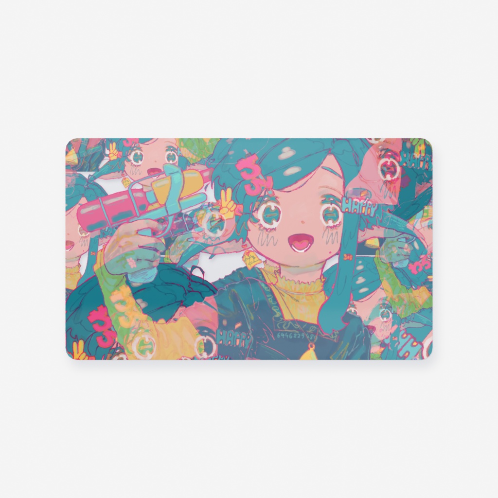 ぱひーん クリアカード