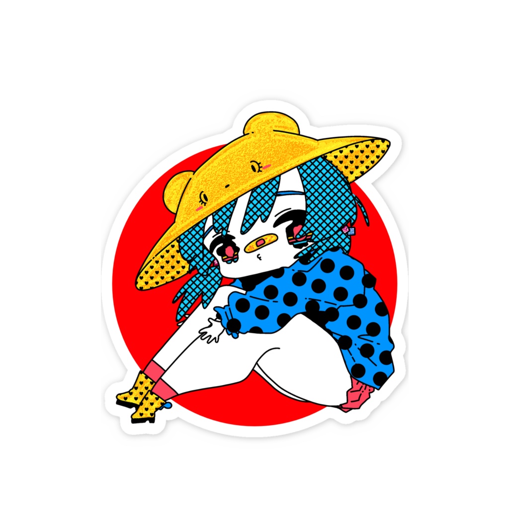 幼稚園児ちゃん スマホステッカー