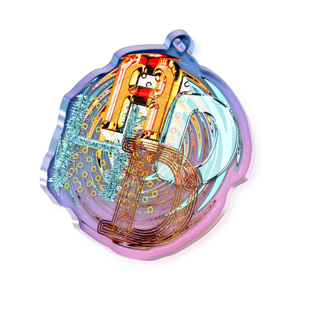 ADHD オーロラアクリルキーホルダー