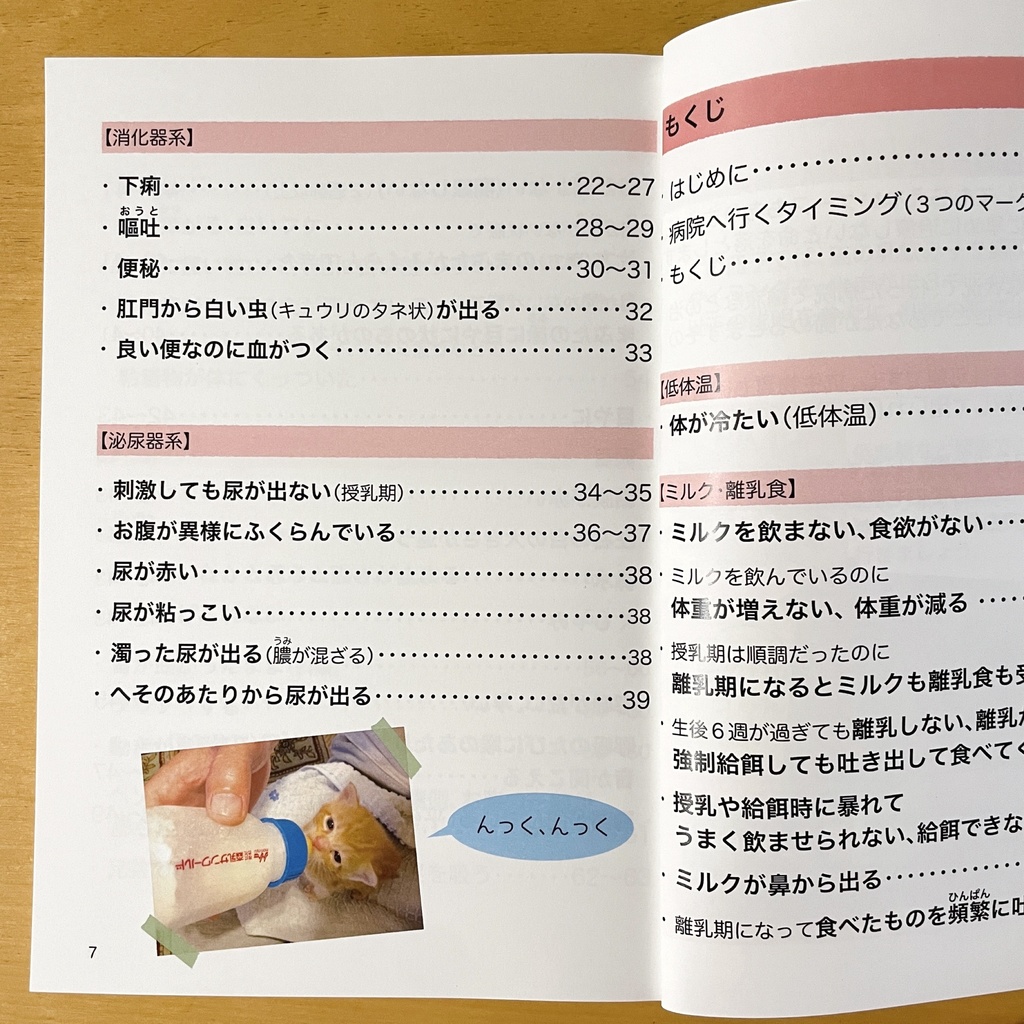 『乳飲み子猫SOS!!おたすけハンドブック』印刷本