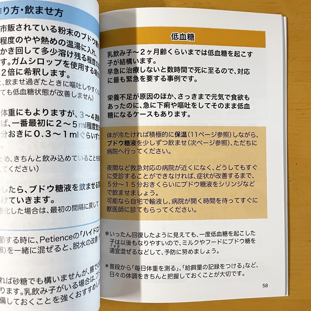『乳飲み子猫SOS!!おたすけハンドブック』印刷本