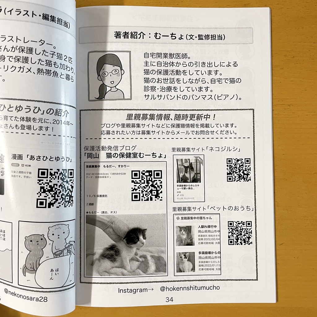 『てのひら子猫の育て方』印刷本