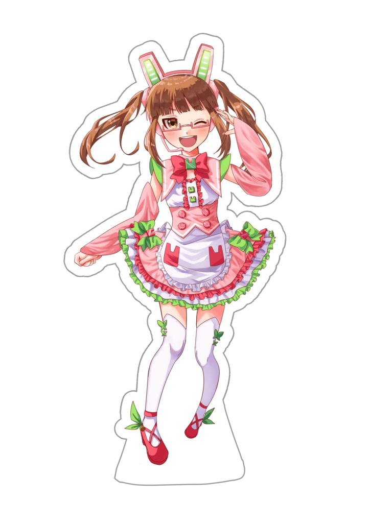 ウサギメイド晶葉アクスタ